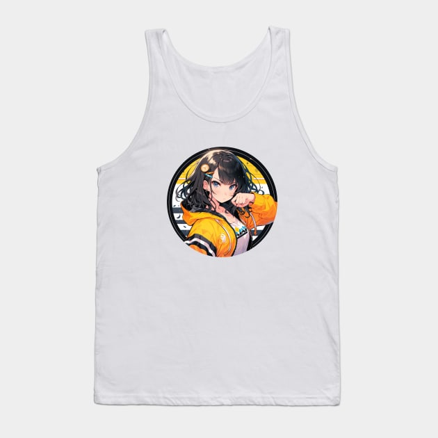 Fighting girl 3 Tank Top by obstinator